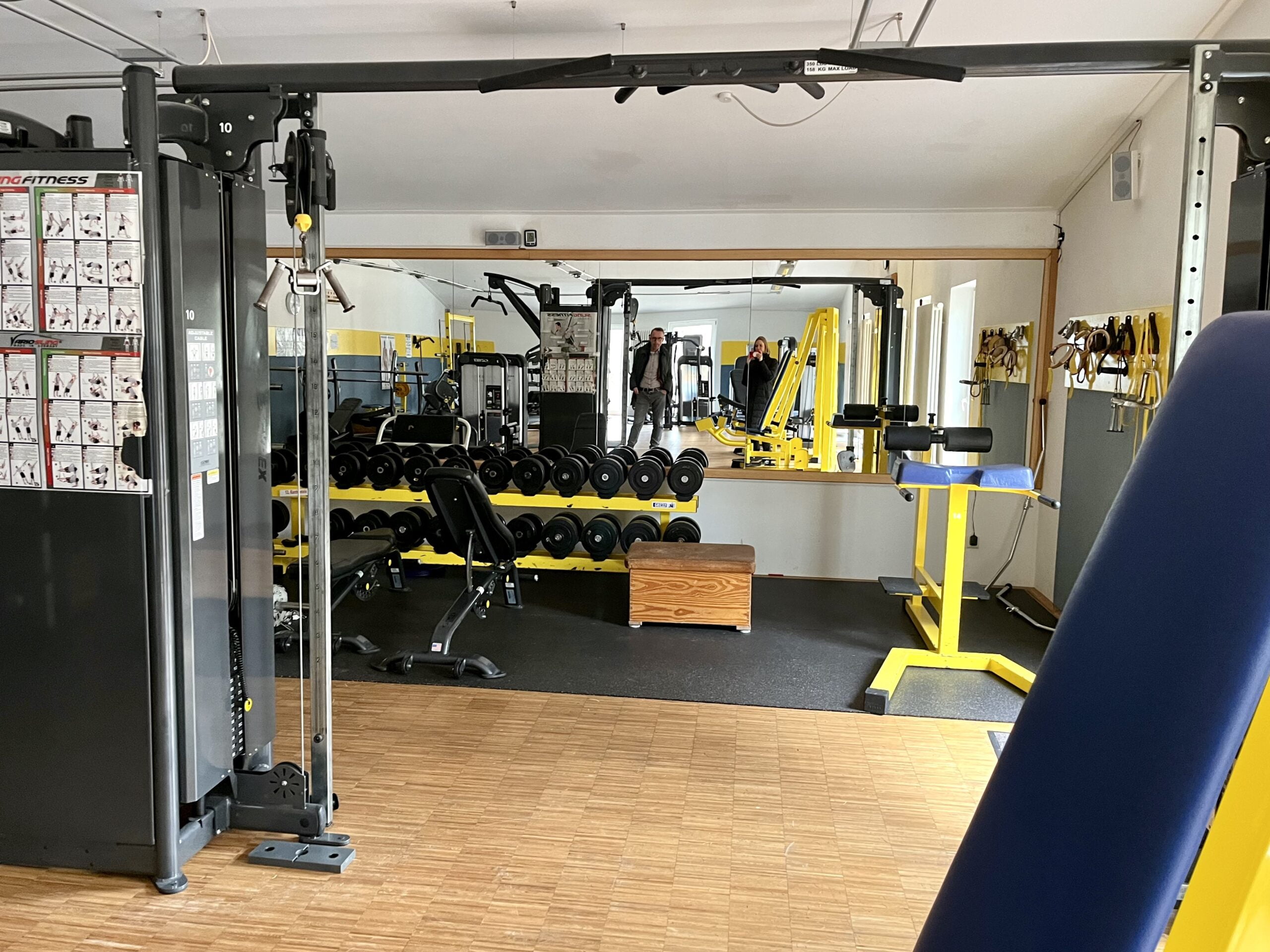 Internat Solling in Deutschland verfügt über ein modernes Fitnessstudio, das Schülern und Schülerinnen eine Vielzahl von Trainingsmöglichkeiten bietet.