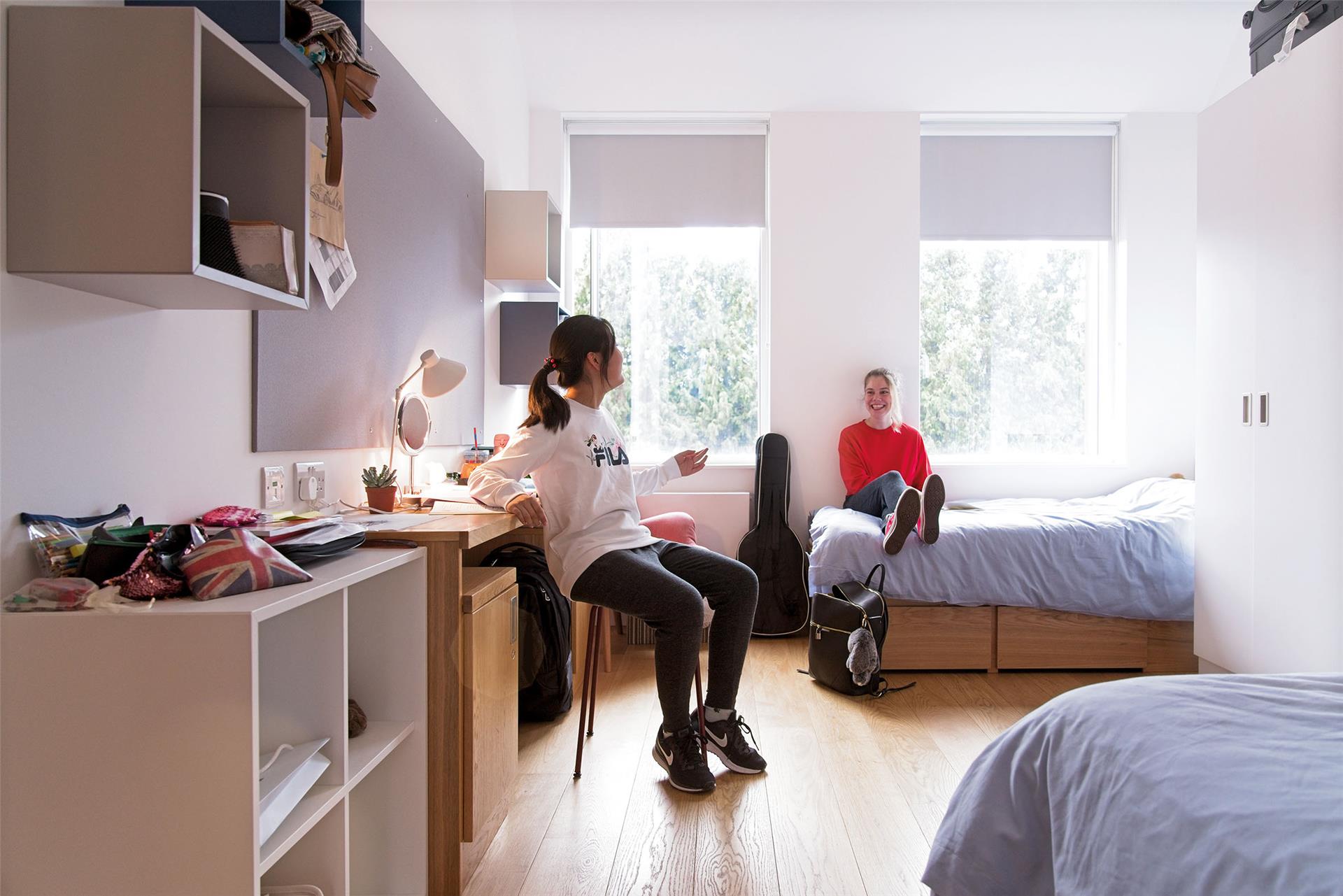 Boarding accommodation at The King’s School, Canterbury, one of the oldest British boarding schools.