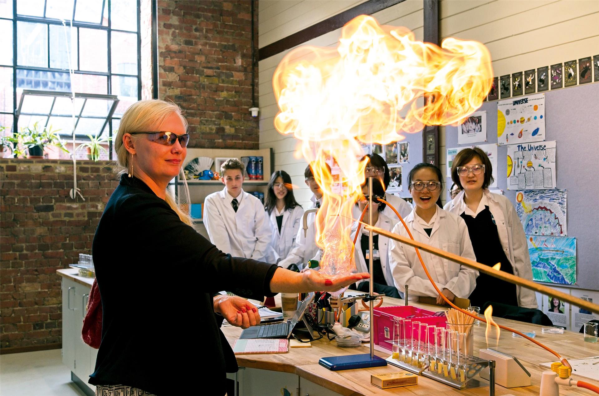 STEM learning facilities at The King’s School, Canterbury, a leading British boarding school.
